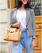 Jany Handtasche aus Kamelleder - 25x19x7 cm