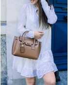 Jeny Handtasche aus Kamelleder - 25x19x7 cm