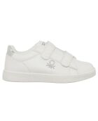 Sneakers Pane blanc/argenté