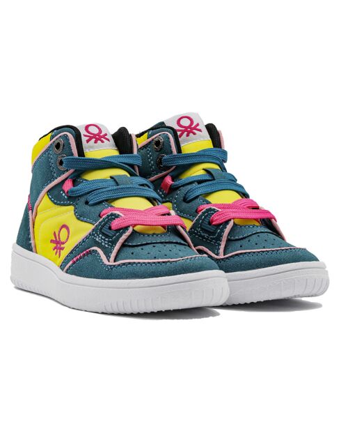 Blauw/geel/roze Mafa sneakers