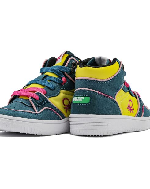 Blauw/geel/roze Mafa sneakers