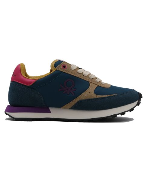 Sneakers Bia bleu marine/rouge/moutarde