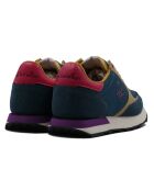 Sneakers Bia bleu marine/rouge/moutarde