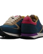 Sneakers Bia bleu marine/rouge/moutarde