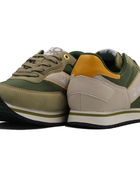 Sneakers Alya grau/gelb/khaki