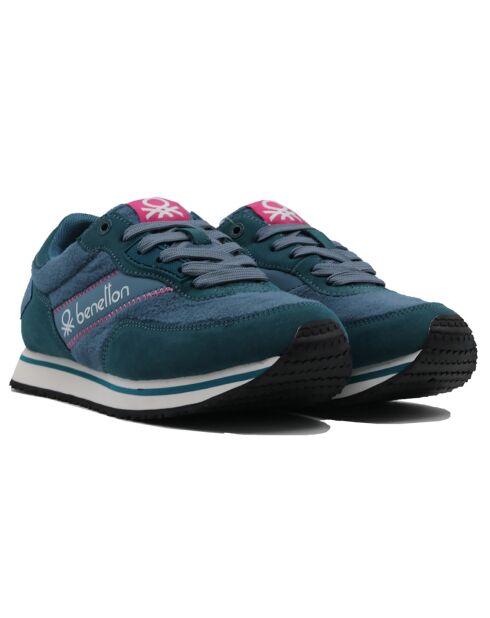 Sneakers Sagna bleu pétrole