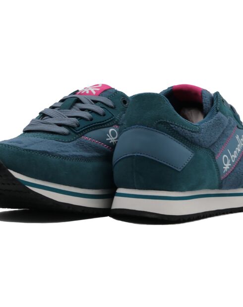 Sneakers Sagna bleu pétrole