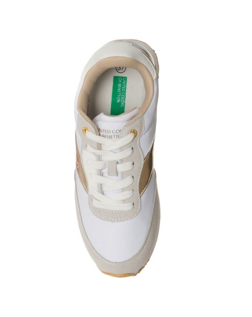 Sneakers Paji blanc/doré