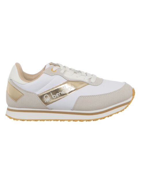 Sneakers Paji blanc/doré