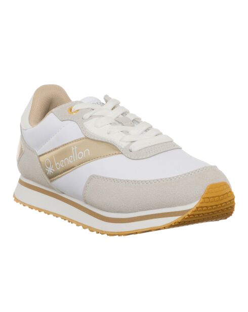 Sneakers Paji blanc/doré