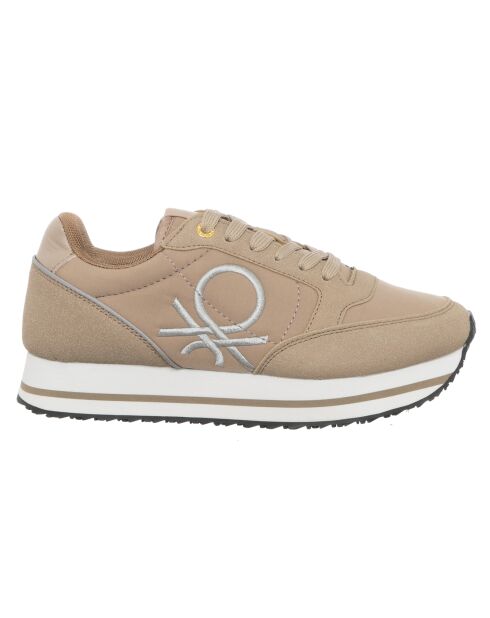 Sneakers Udra beige/argenté