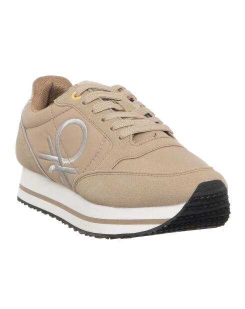 Sneakers Udra beige/argenté