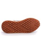 Sneakers en Cuir Itan gris/marron