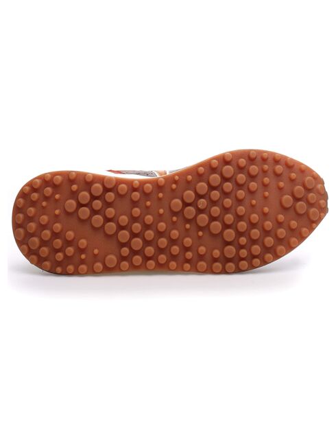 Sneakers en Cuir Itan gris/marron