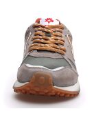 Sneakers en Cuir Itan gris/marron