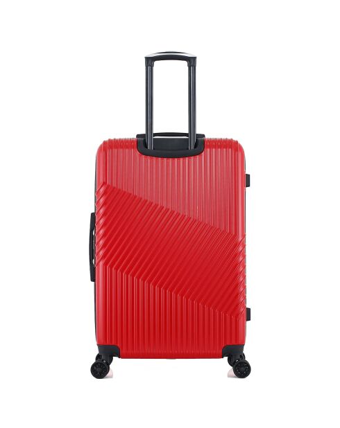 Valise Long Séjour 4 roues doubles Peter 75 cm rouge
