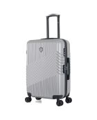 Valise Cabine 4 roues doubles Peter 55 cm grise