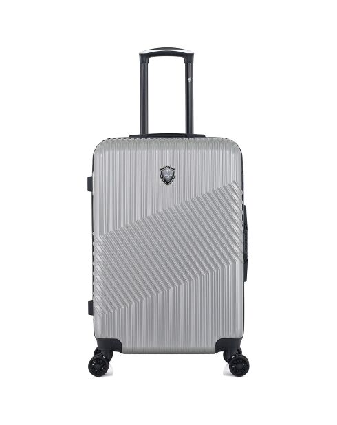 Valise Long Séjour 4 roues doubles Peter 75 cm grise