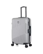 Valise Long Séjour 4 roues doubles Peter 75 cm grise