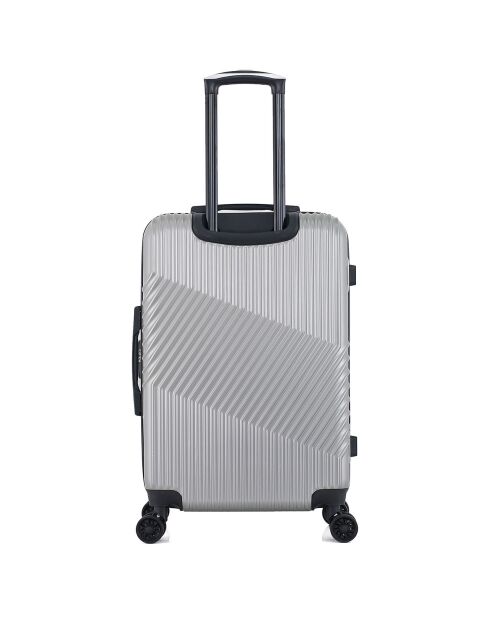 Valise Long Séjour 4 roues doubles Peter 75 cm grise
