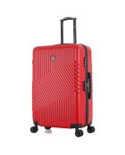 Valise Cabine 4 roues doubles Peter 55 cm rouge