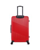 Valise Cabine 4 roues doubles Peter 55 cm rouge