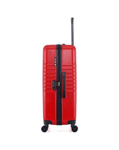 3 4-Rad-Doppelkoffer + Vanity Peter-C 55/65/75 cm rot