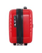 3 Valises 4 roues doubles + Vanity Peter-C 55/65/75 cm rouges