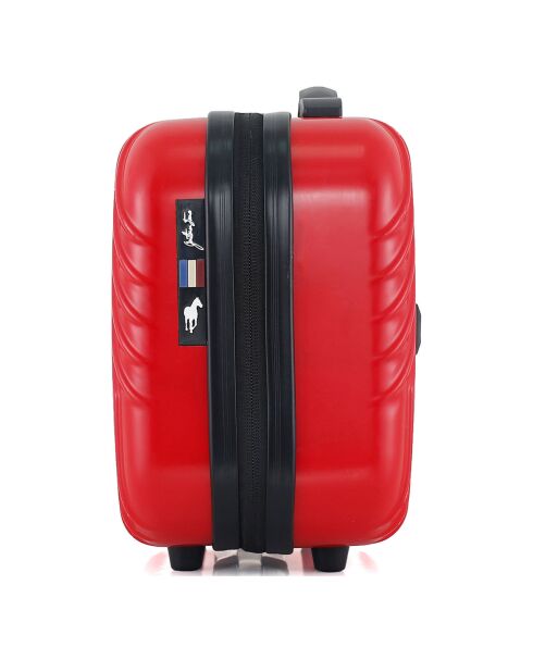 3 Valises 4 roues doubles + Vanity Peter-C 55/65/75 cm rouges