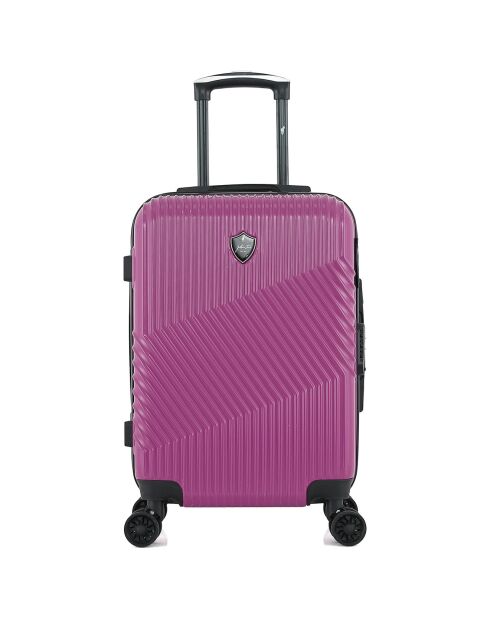 Valise Cabine 4 roues doubles Peter 55 cm violette