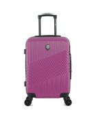 Valise Moyen Séjour 4 roues doubles Peter 65 cm violette