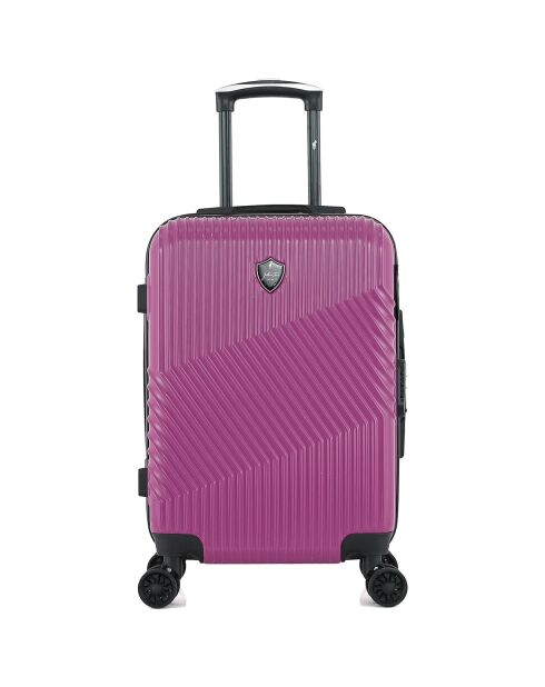 Valise Moyen Séjour 4 roues doubles Peter 65 cm violette