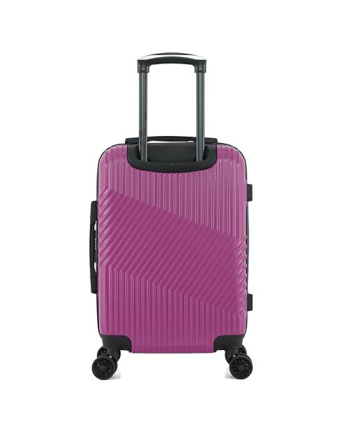 Valise Cabine 4 roues doubles Peter 55 cm violette