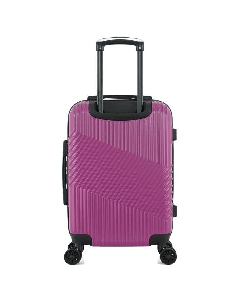 Valise Moyen Séjour 4 roues doubles Peter 65 cm violette