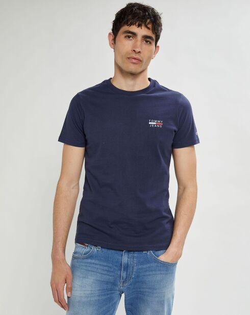 T-Shirt Chest Logo bleu marine