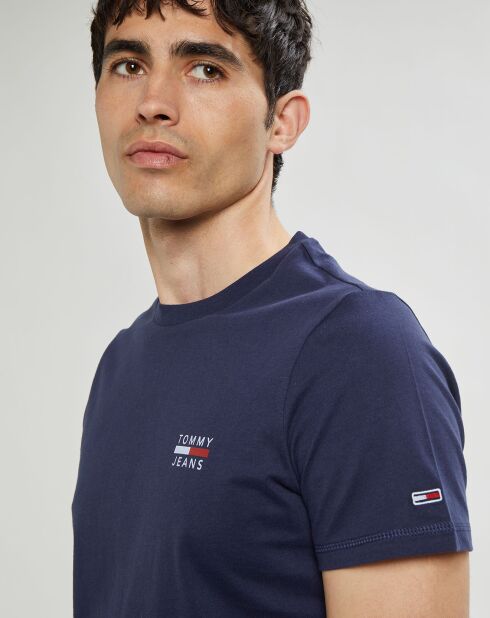 T-Shirt Chest Logo bleu marine