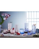 6 Verres long drink America 20S bleus - 37 cl