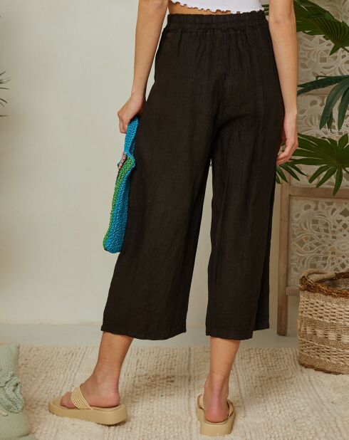 Pantalon 100% Lin Emmy noir