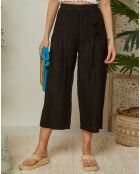 Pantalon 100% Lin Emmy noir