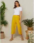 Pantalon 100% Lin Emmy safran