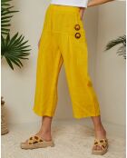 Pantalon 100% Lin Emmy safran