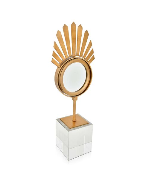 Decoratief object Koperen oog - 35x8x8 cm