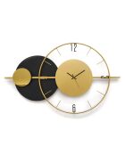 Horloge murale Aligned Planets doré -  50x81 cm