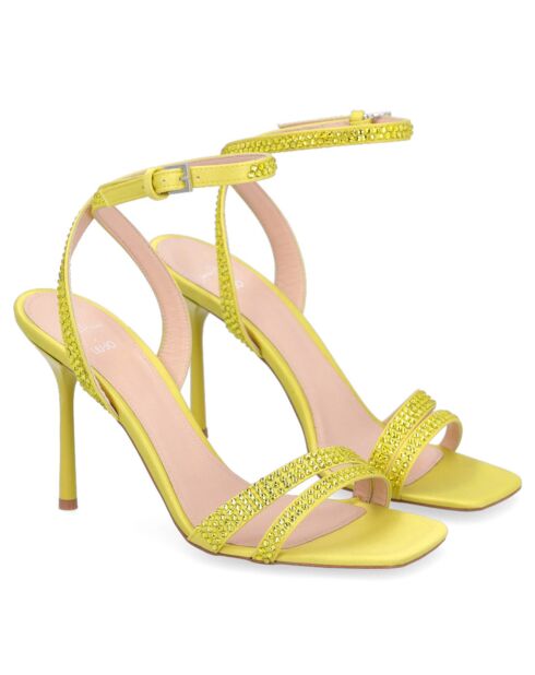 Sandales Cama Leonie Hanne X Liu Jo jaunes - Talon 10 cm