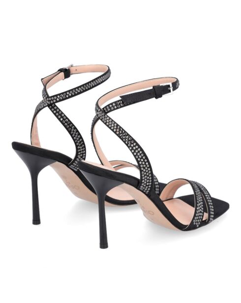 Cama Leonie Hanne X Liu Jo zwarte sandalen - hak van 10 cm