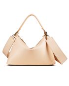 Sac à main en Cuir Hobo Leonie Hanne X Liu Jo beige - 26x17x10 cm