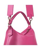 Sac à main en Cuir Hobo Leonie Hanne X Liu Jo fuchsia - 26x17x10 cm