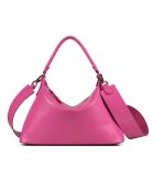 Sac à main en Cuir Hobo Leonie Hanne X Liu Jo fuchsia - 26x17x10 cm