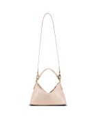 Sac à main en Cuir Mini Hobo Leonie Hanne X Liu Jo beige - 13x19x7.5 cm