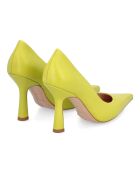 Escarpins en Cuir Leon Leonie Hanne X Liu Jo jaunes - Talon 10 cm